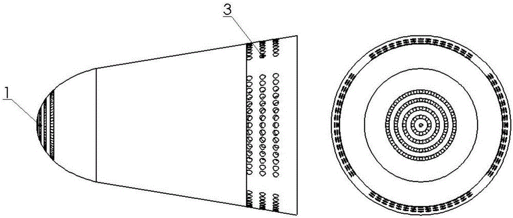 Porous flow-control device applied in hypersonic maneuverable reentry vehicle