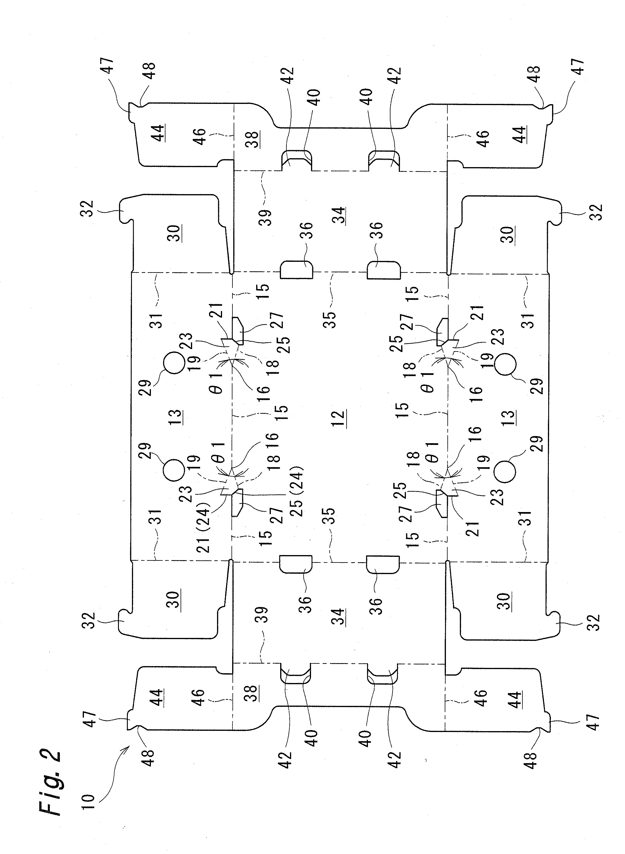 Locking structure, container utilizing locking structure, and container assembling apparatus