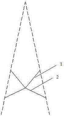 Unfoldable cylindrical lattice shell structure with four rigid plate folding units