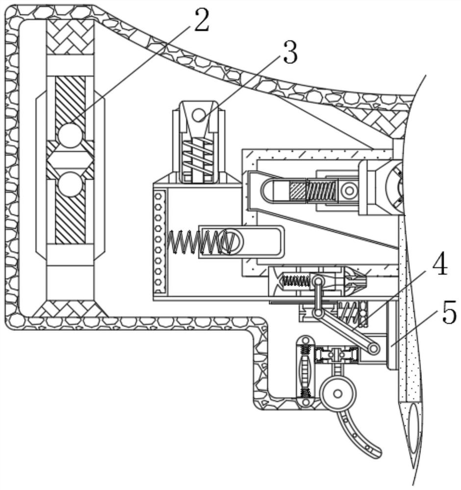 Device for automatically treating clothing thread residues based on centrifugal force principle