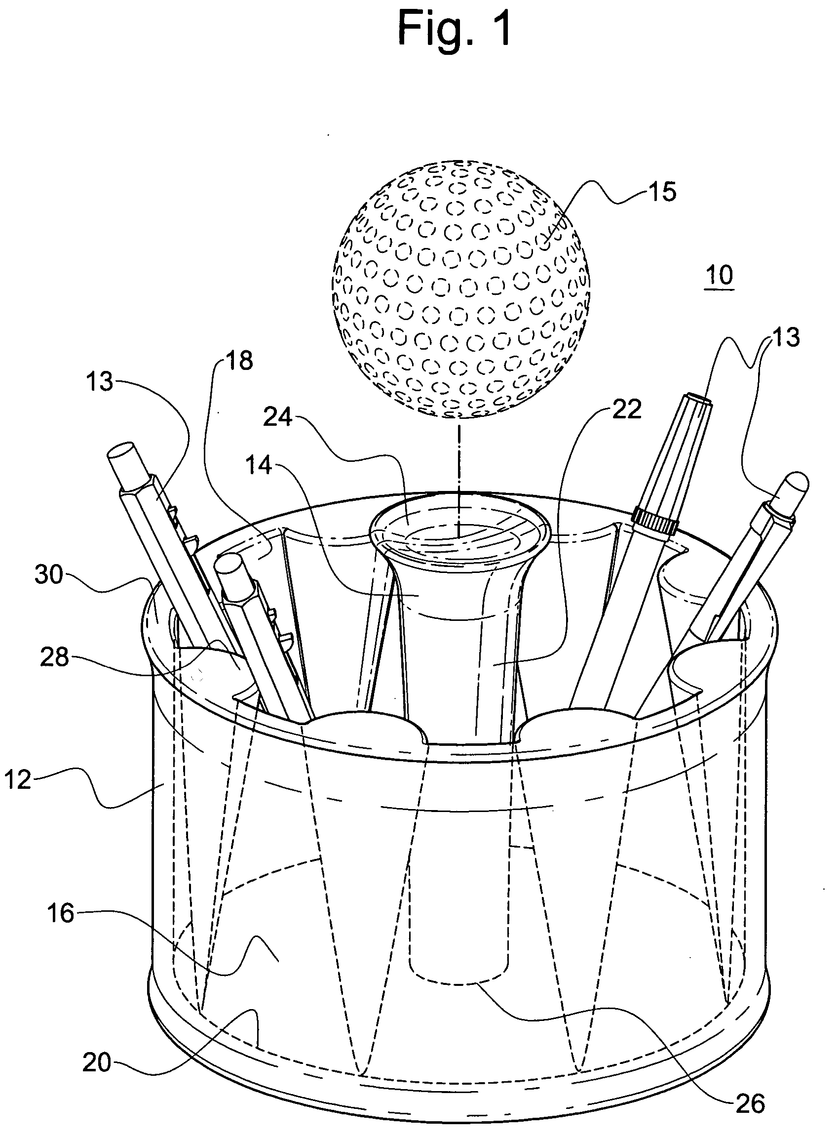 Multi-purpose holder having a post