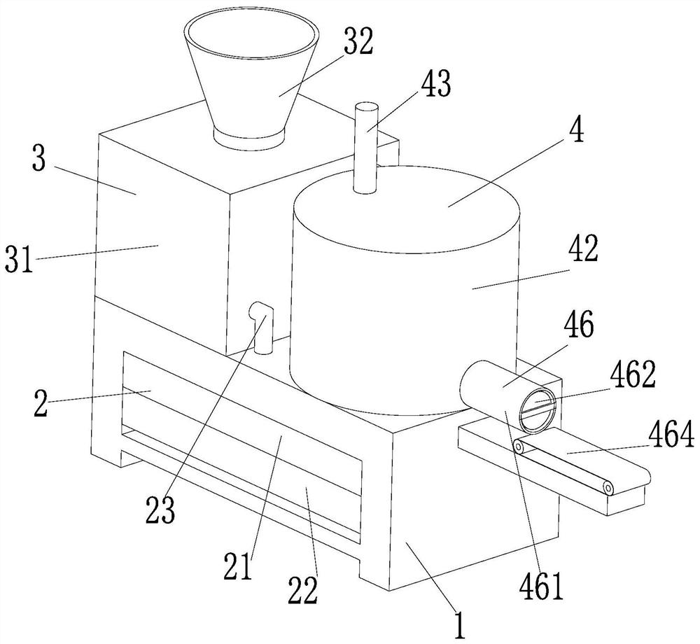 A casting sand pretreatment system and treatment method