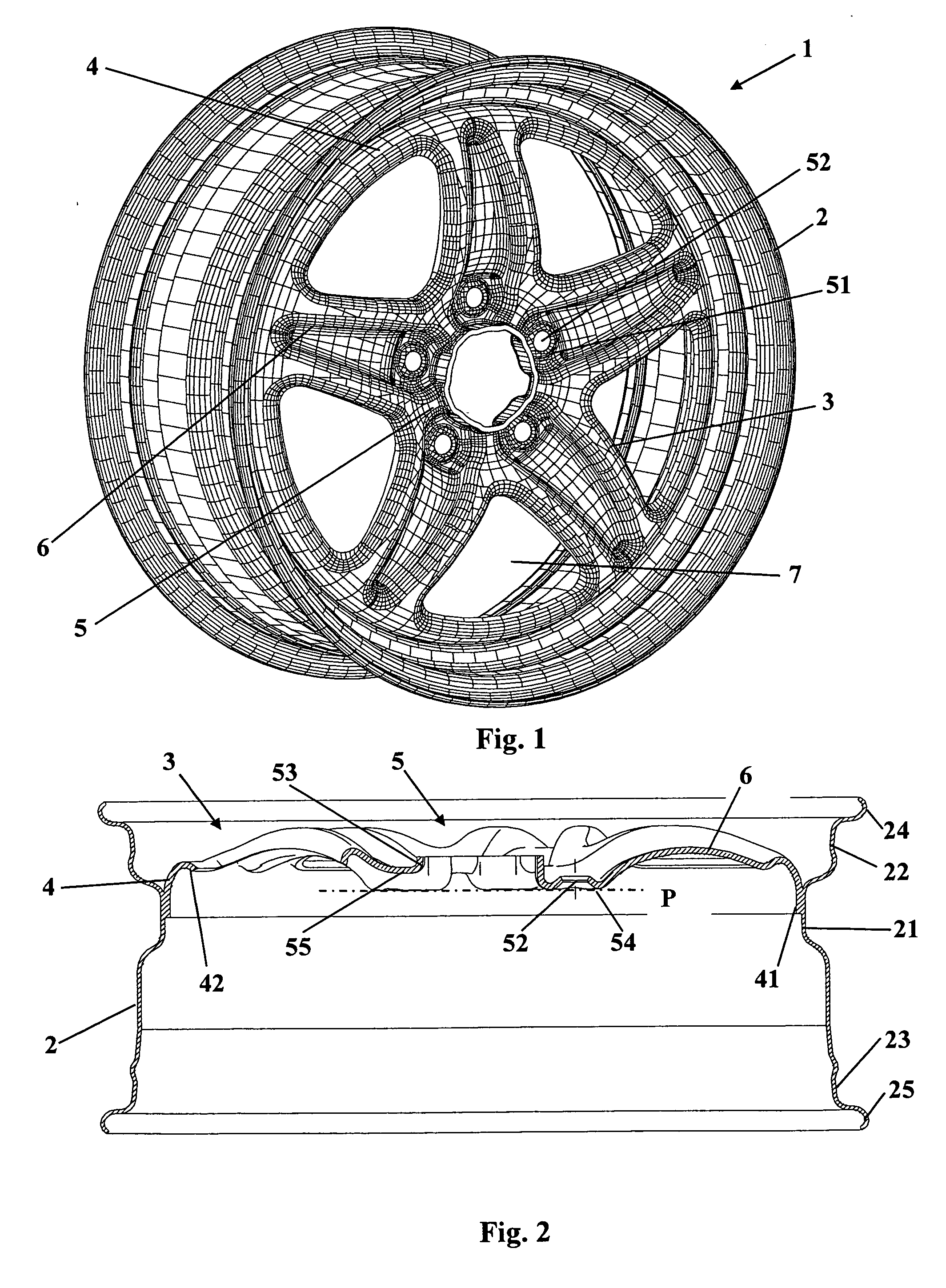 Motor vehicle wheel disc, in particular for passenger car