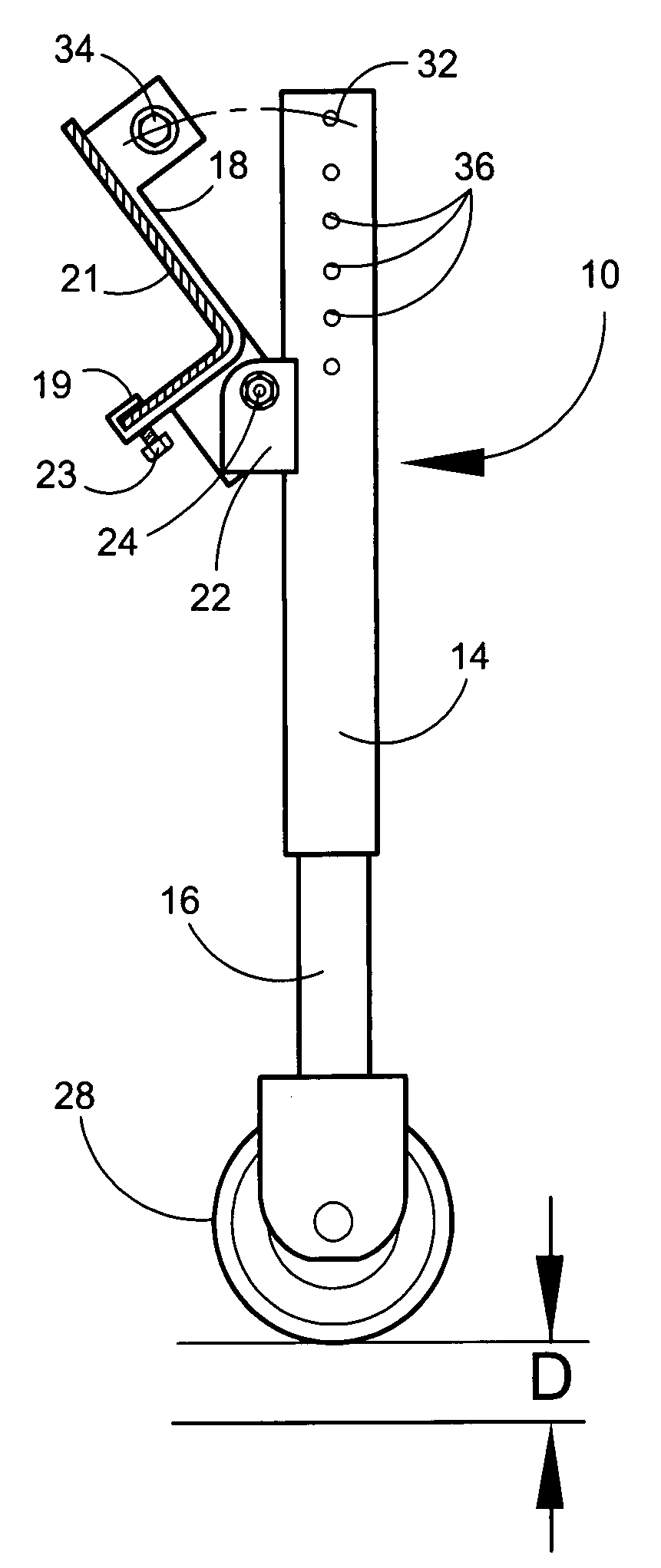 Anti-rollover device for trailers and mobile homes