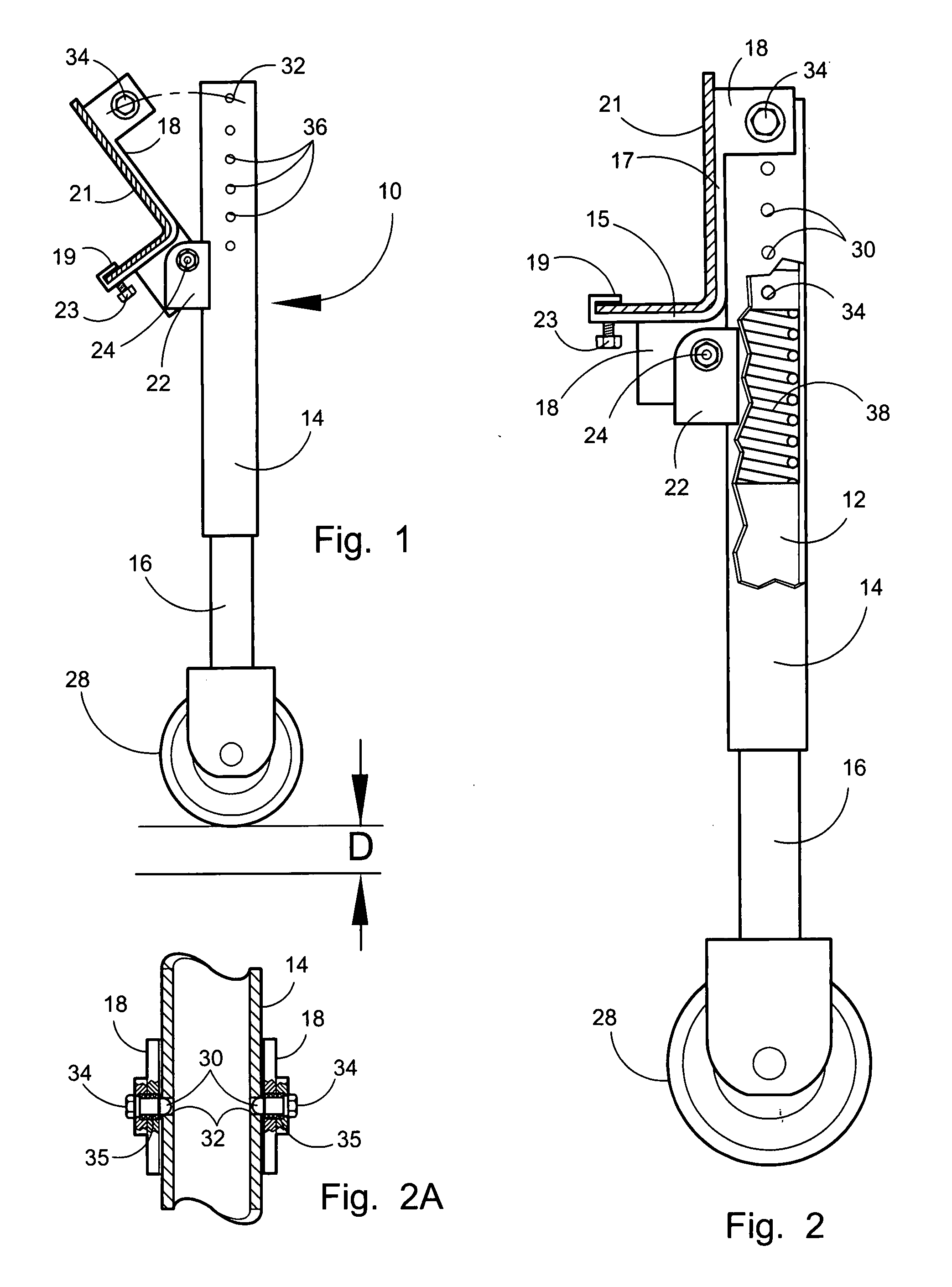 Anti-rollover device for trailers and mobile homes