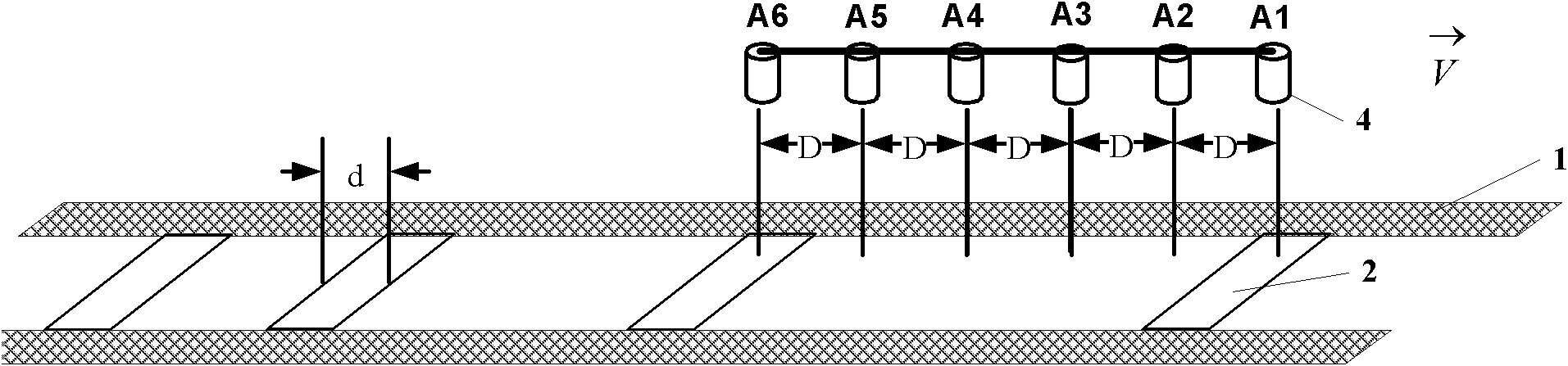 Non-contact rail traffic speed-measurement and positioning method based on sleeper detection and device thereof