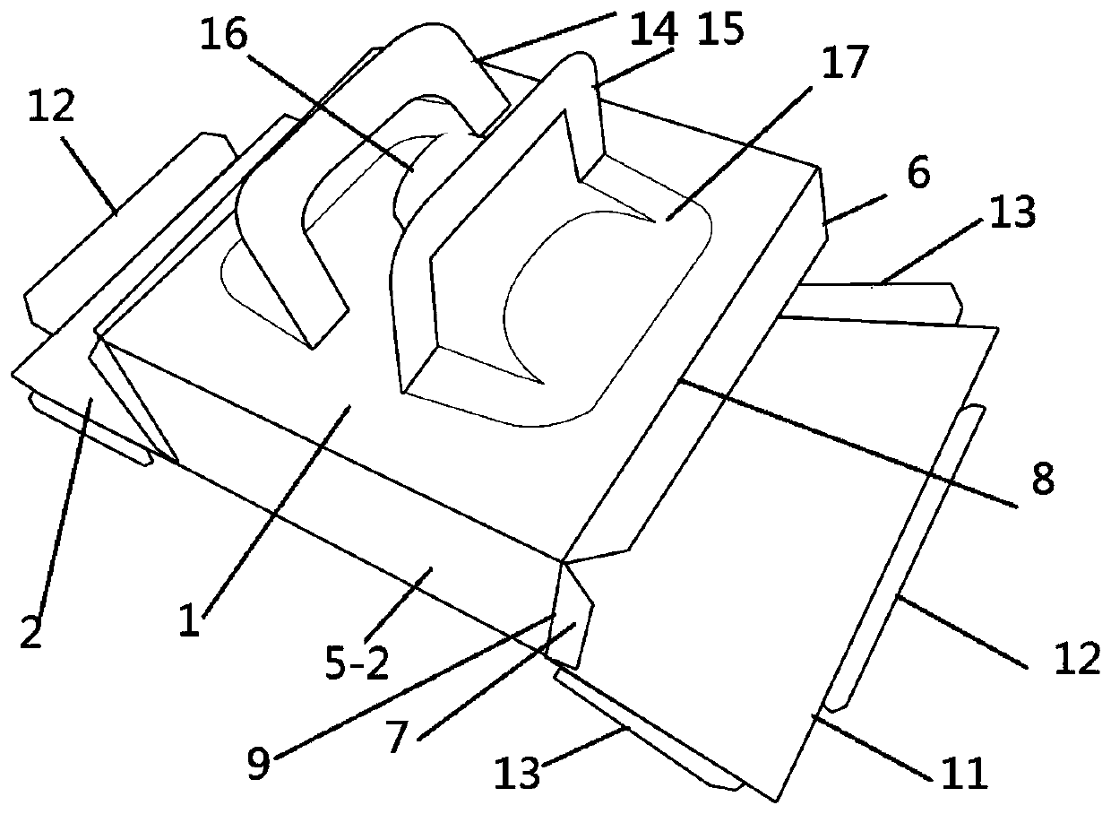 Cake packaging box, ground paper for packaging box and forming method thereof