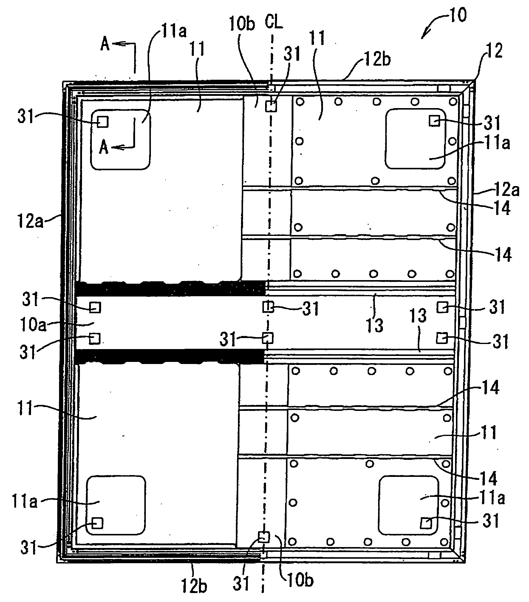 Substrate accommodating tray