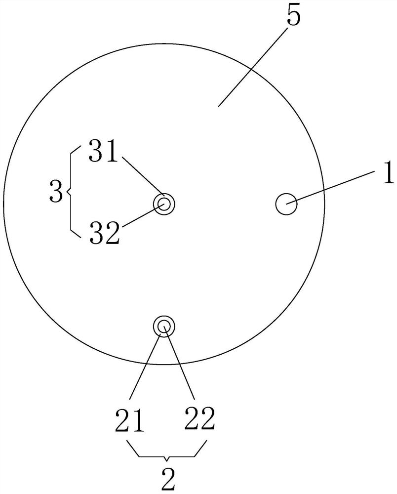 A shielded fixed probe device and test method based on electric energy meter ripple test