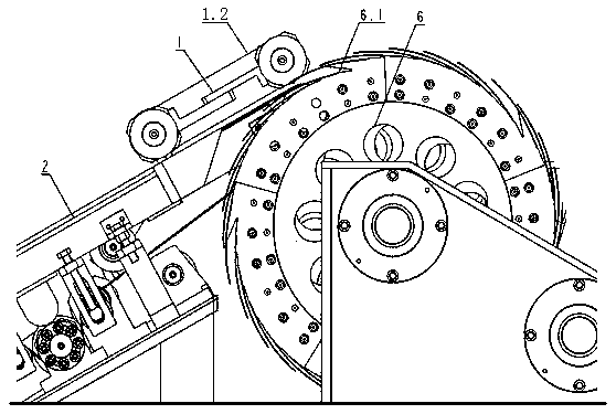 Handkerchief note bag stacking mechanism