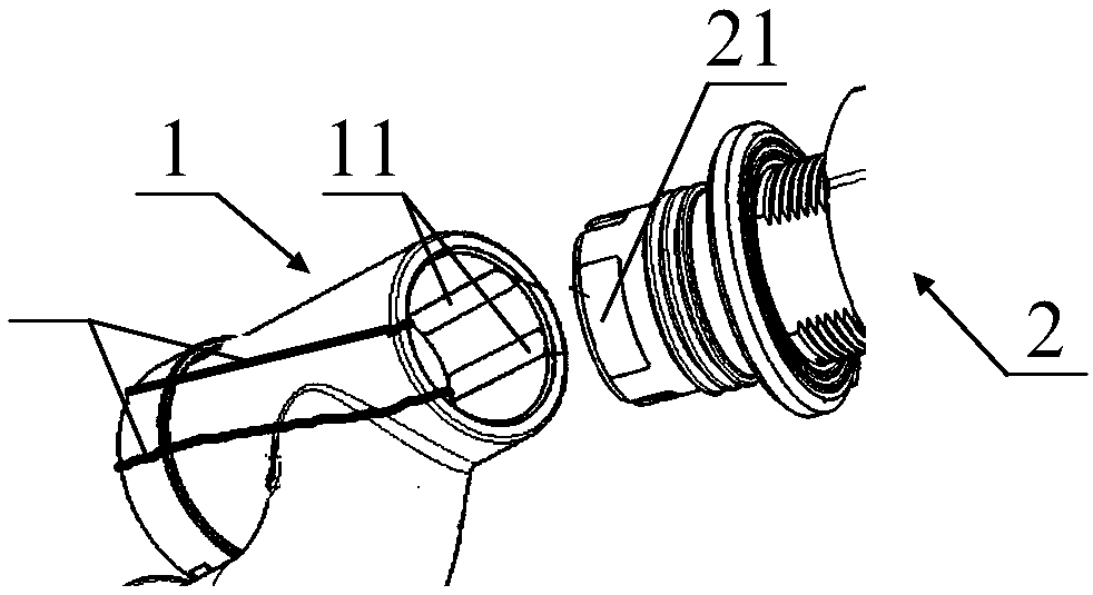 Connector assembly fault state detection method and system