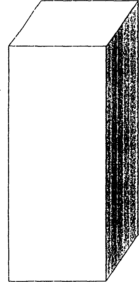 Asbestos cement one-step formless building method