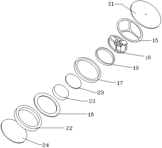 Bone-conduction headset device with single magnet and processing method thereof