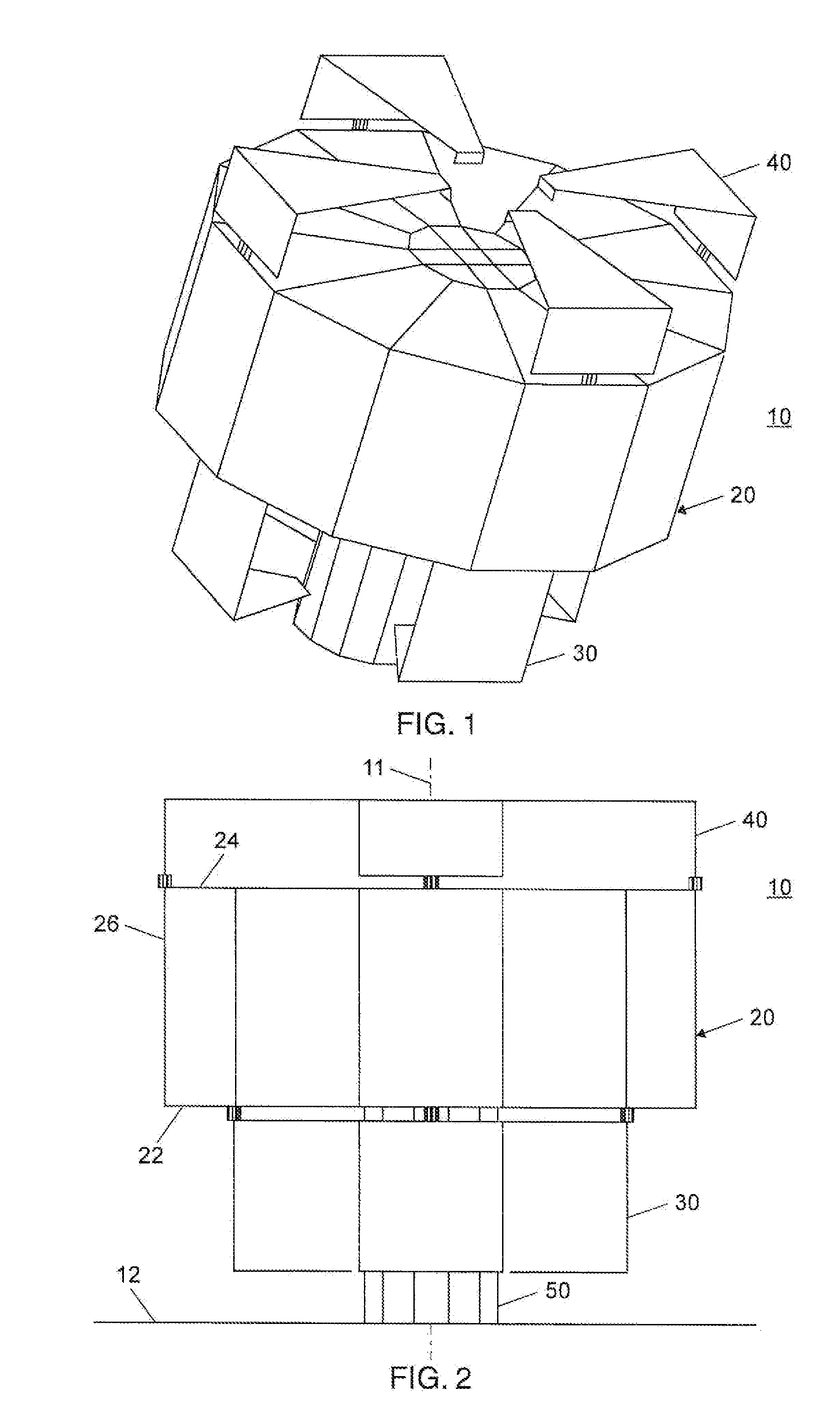 Antennas and methods to provide adaptable omnidirectional ground nulls