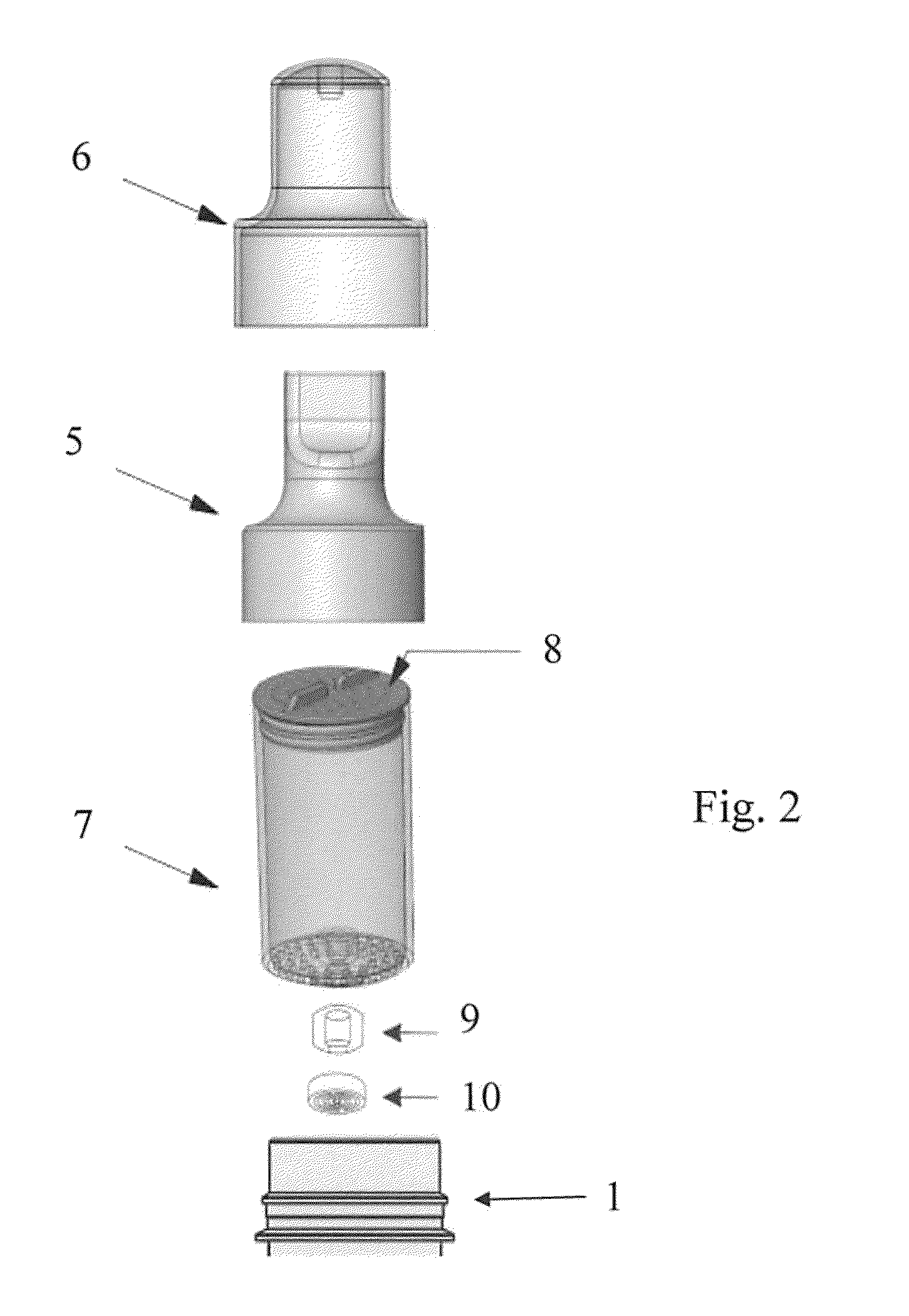 Water bottle coupled with filtration device