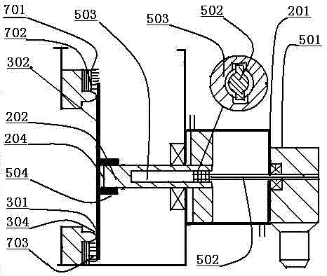 Rotary automatic cleaning type switching valve of thermal storage combustion device