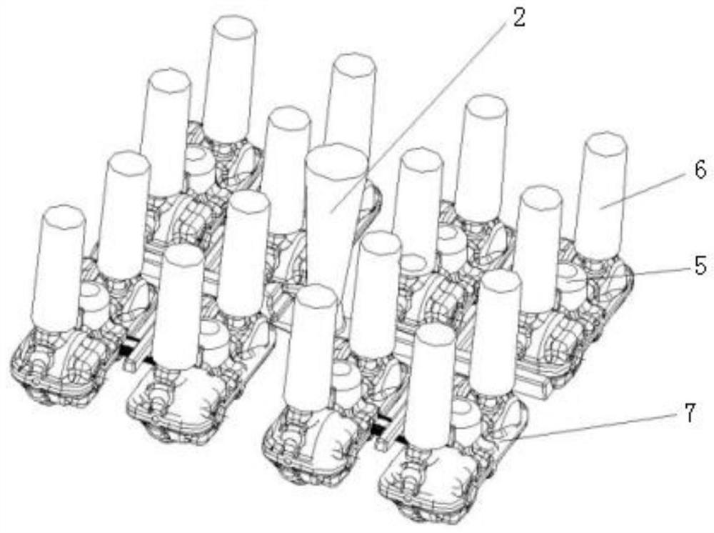 A water-cooled middle shell and its casting process