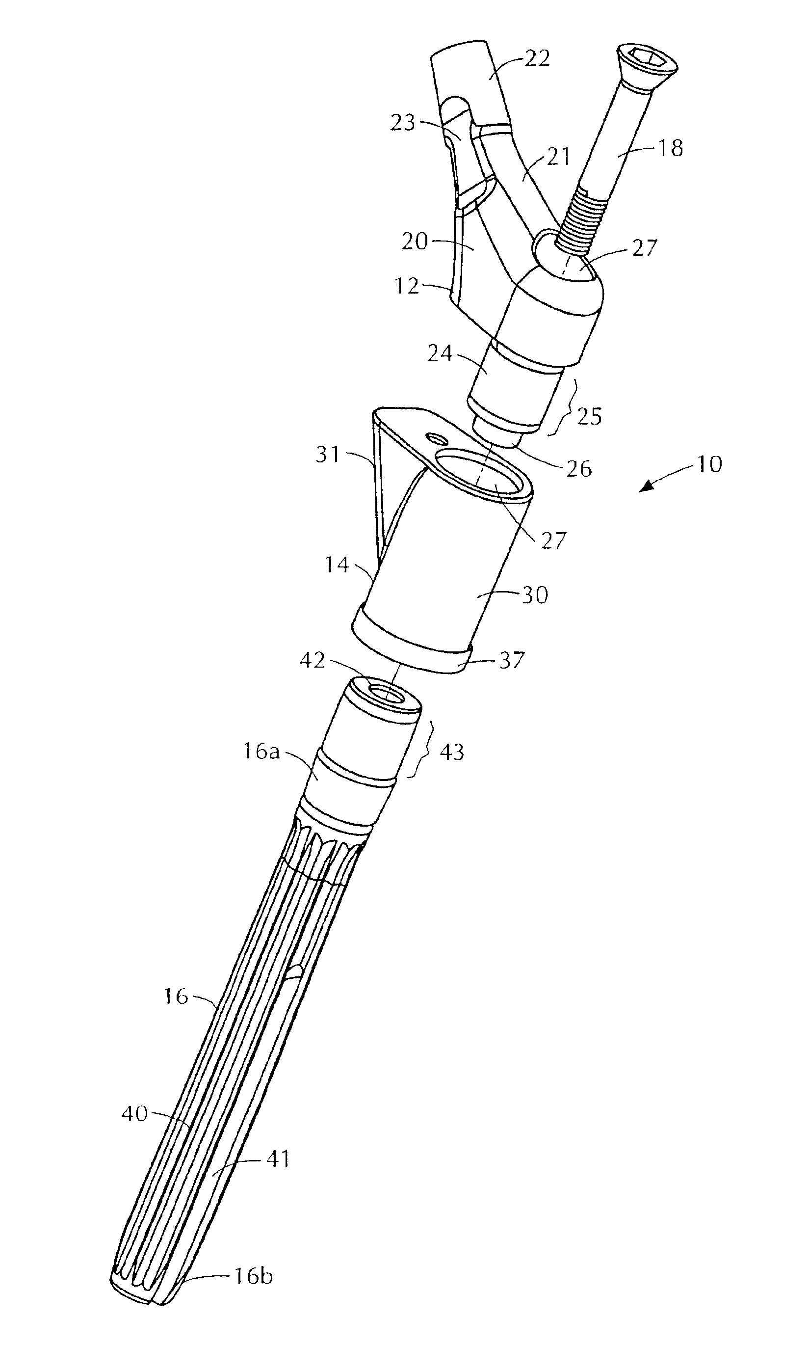 Modular hip prosthesis