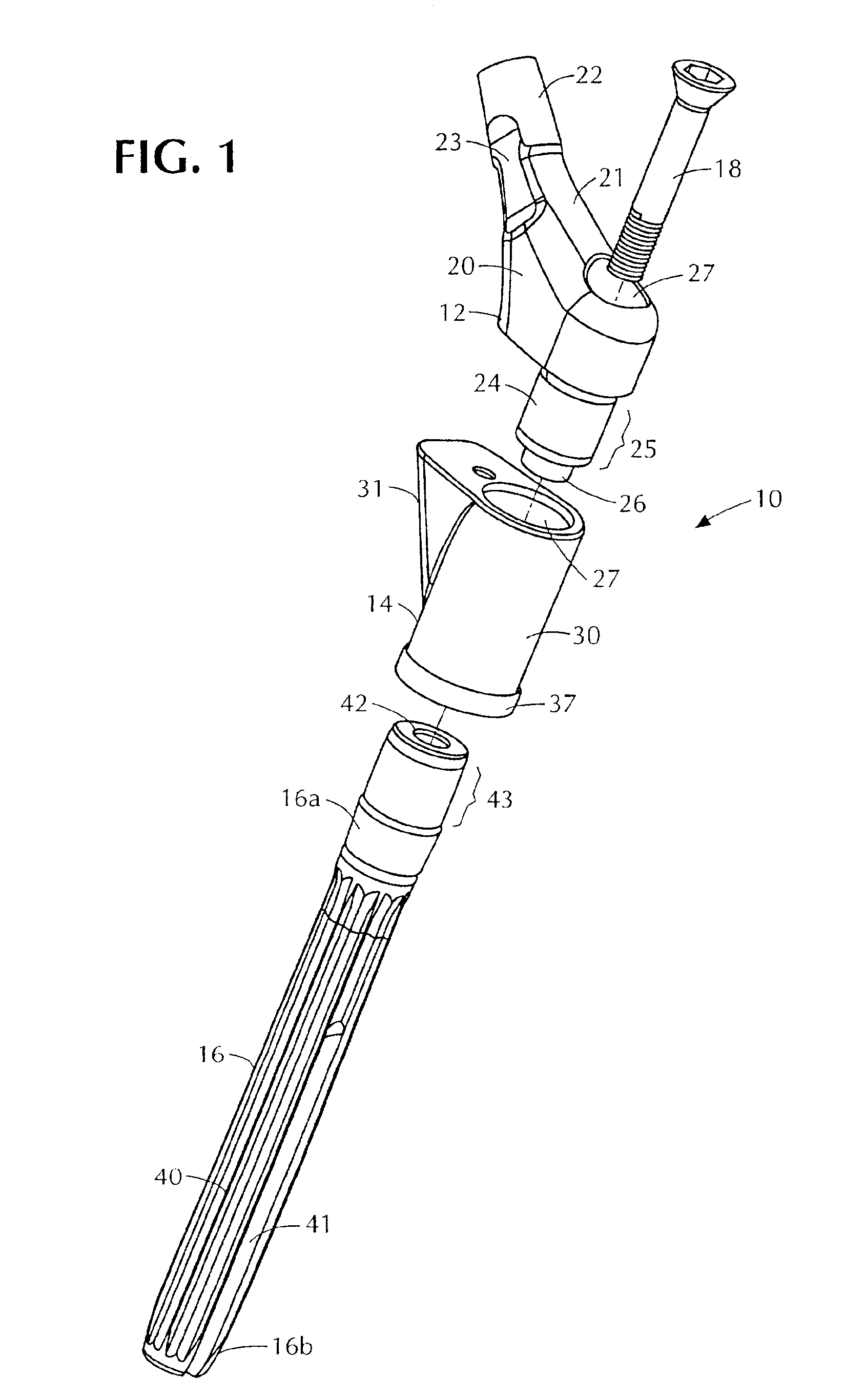 Modular hip prosthesis