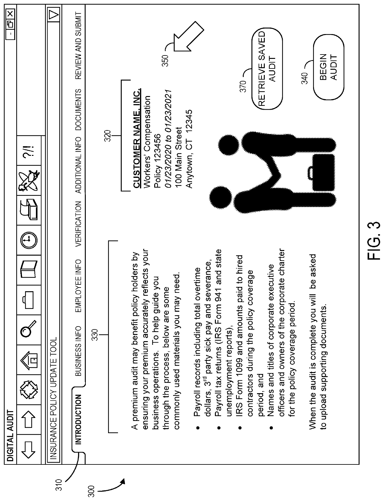 Processing system to facilitate update of existing electronic record information