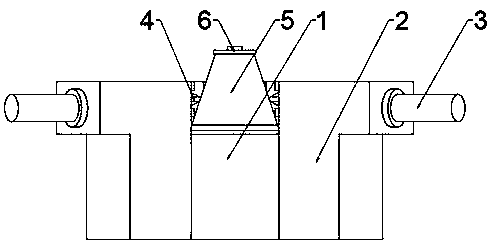 Vertical spinning machine for tank of cement tanker