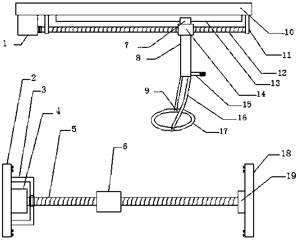 Device for helping patient to get back on his/her feet