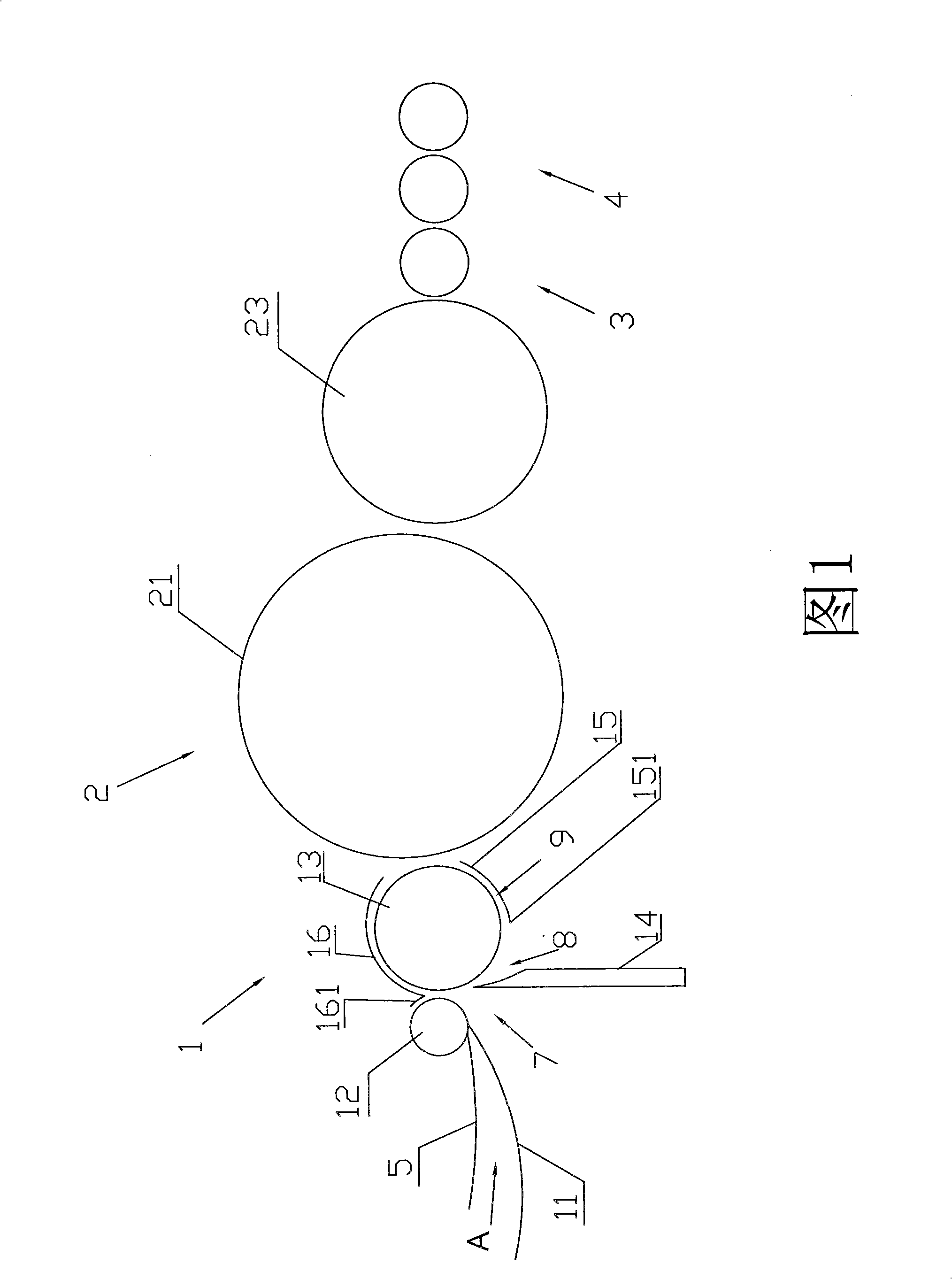 Jhouta blended spinning method blended yarn spun by the method