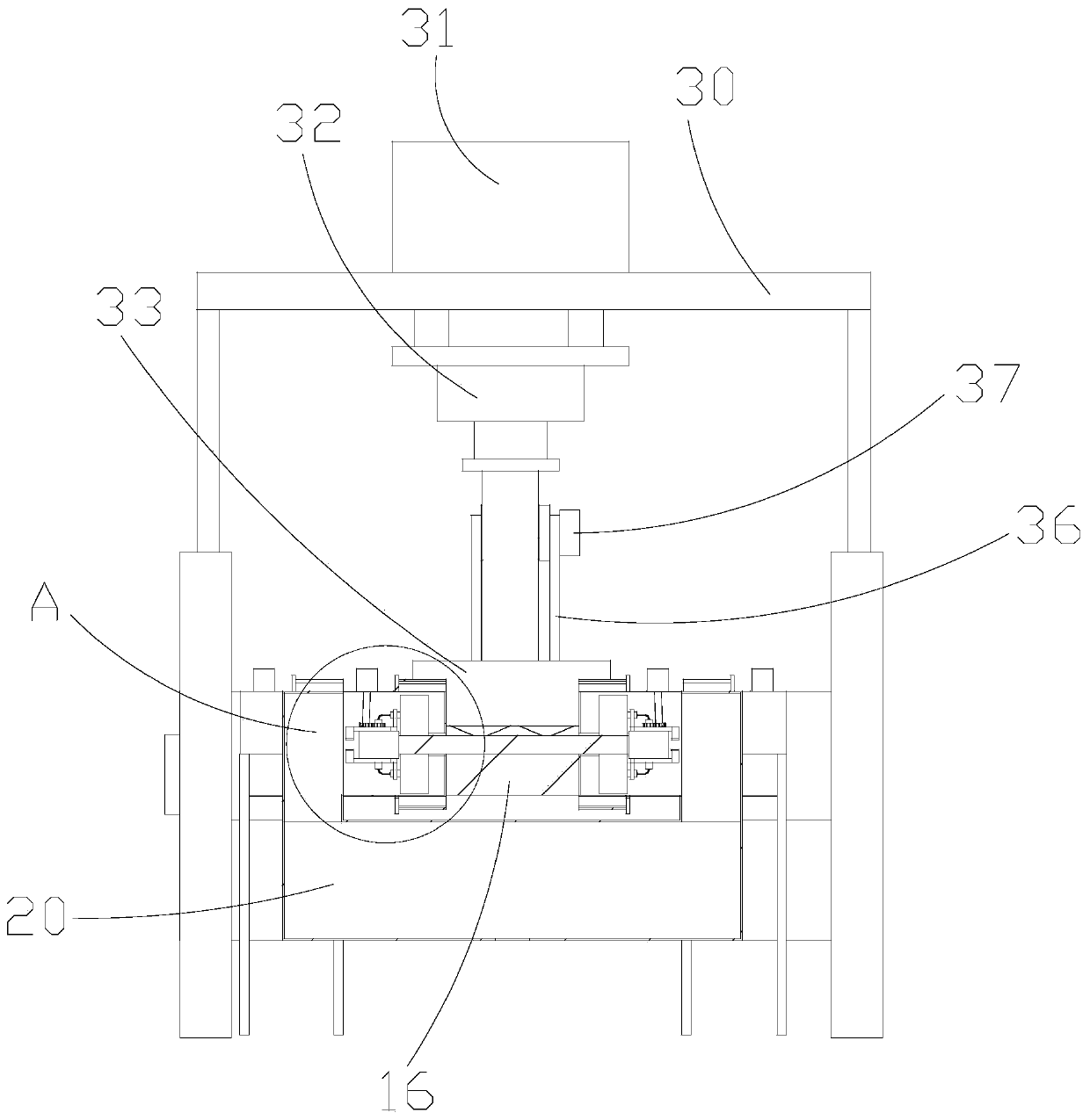 Battery pole piece processing technology