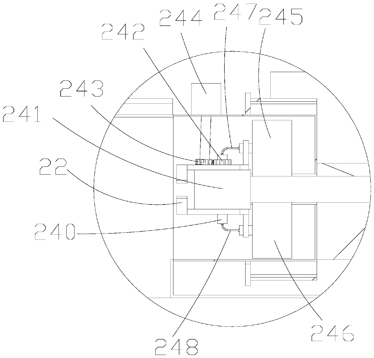 Battery pole piece processing technology