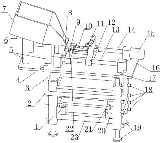 Wall brick building machine