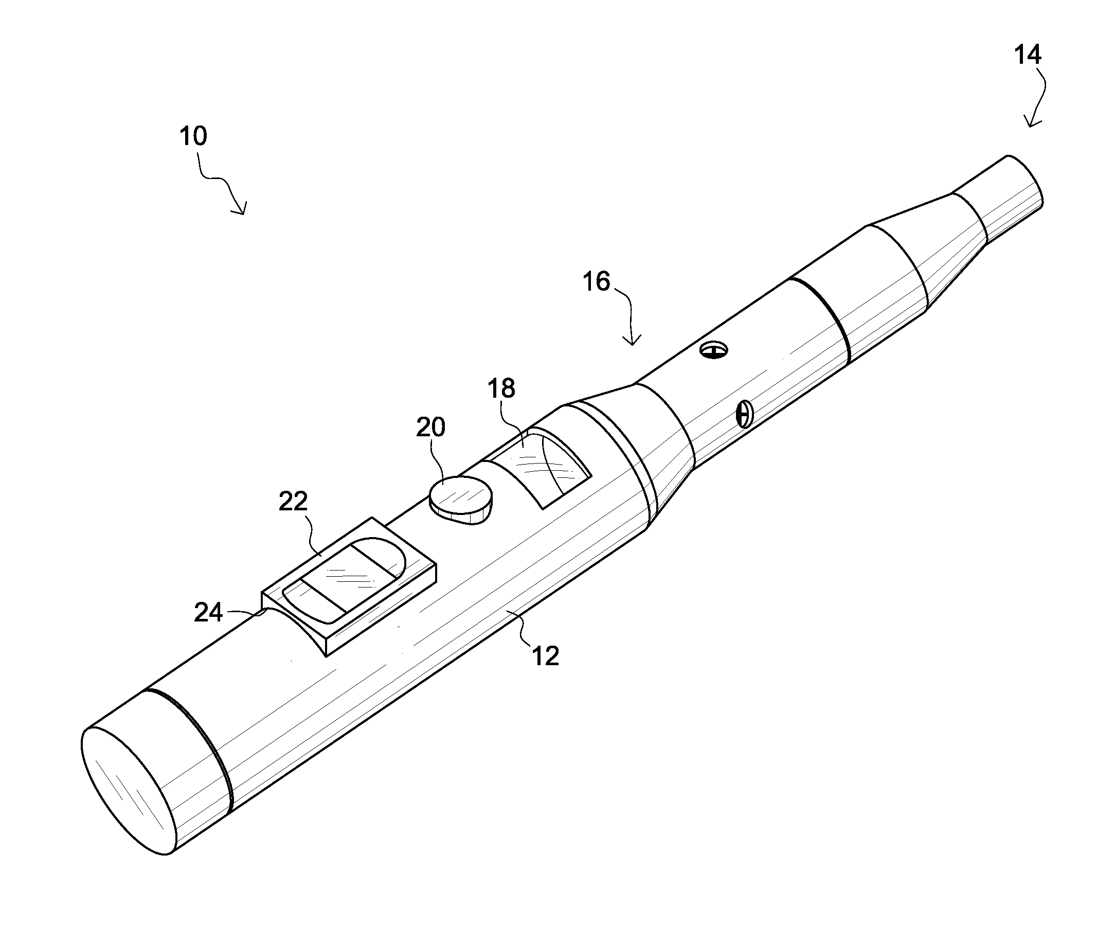 Hand-held personal vaporizer