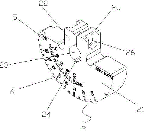 Adjustable eccentric block device