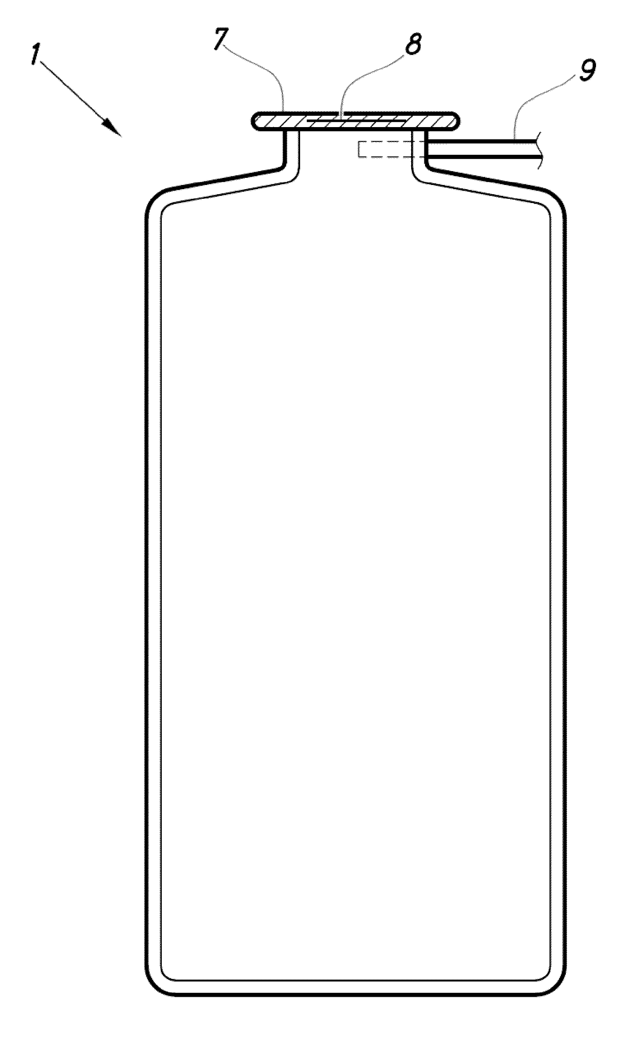 Container for blood derivative products