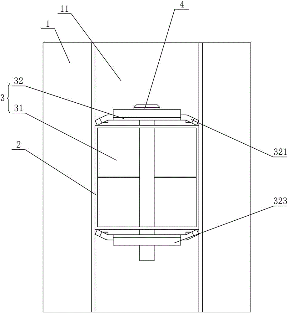 The guardrail for the expansion connection between the surface tube and the column