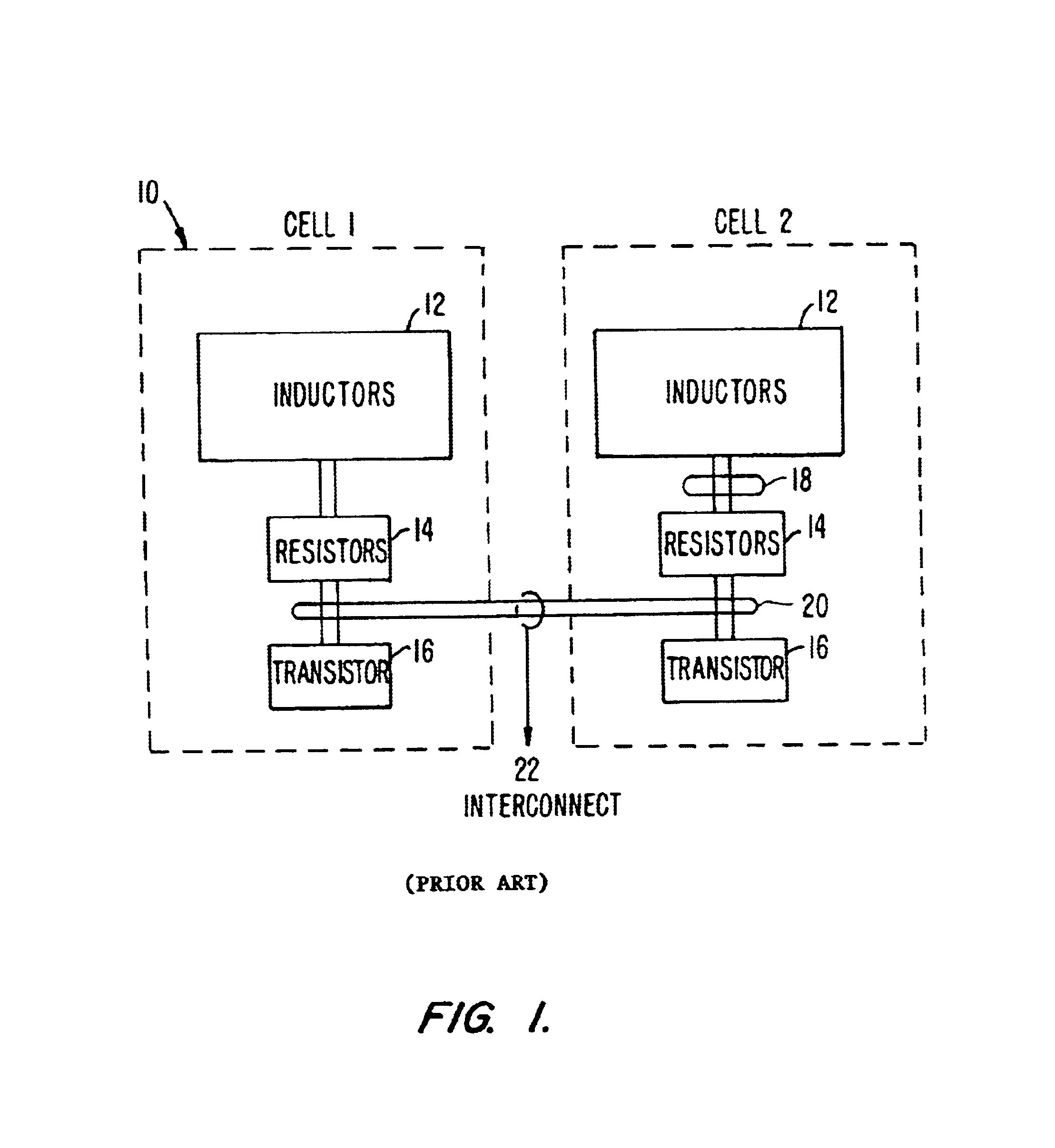 Layout technique for C3MOS inductive broadbanding