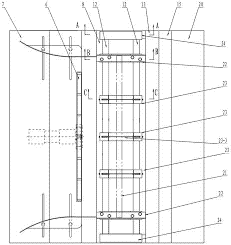 A bending degree inspection and sorting device for straight pipe products