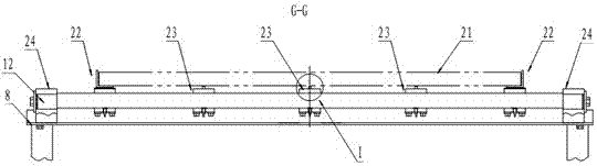 A bending degree inspection and sorting device for straight pipe products