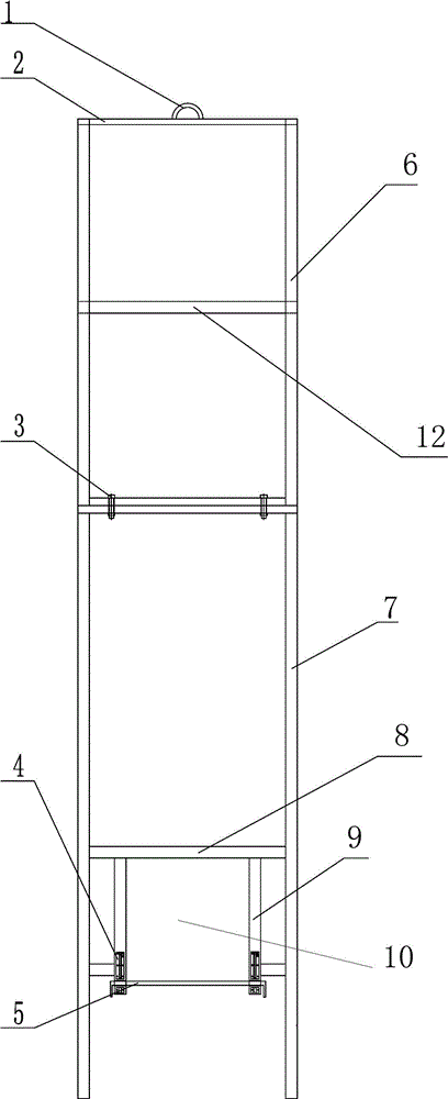 Overhauling hanging bracket for main distributing valve