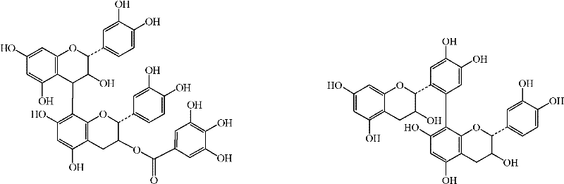 Use of a kind of flavan derivative