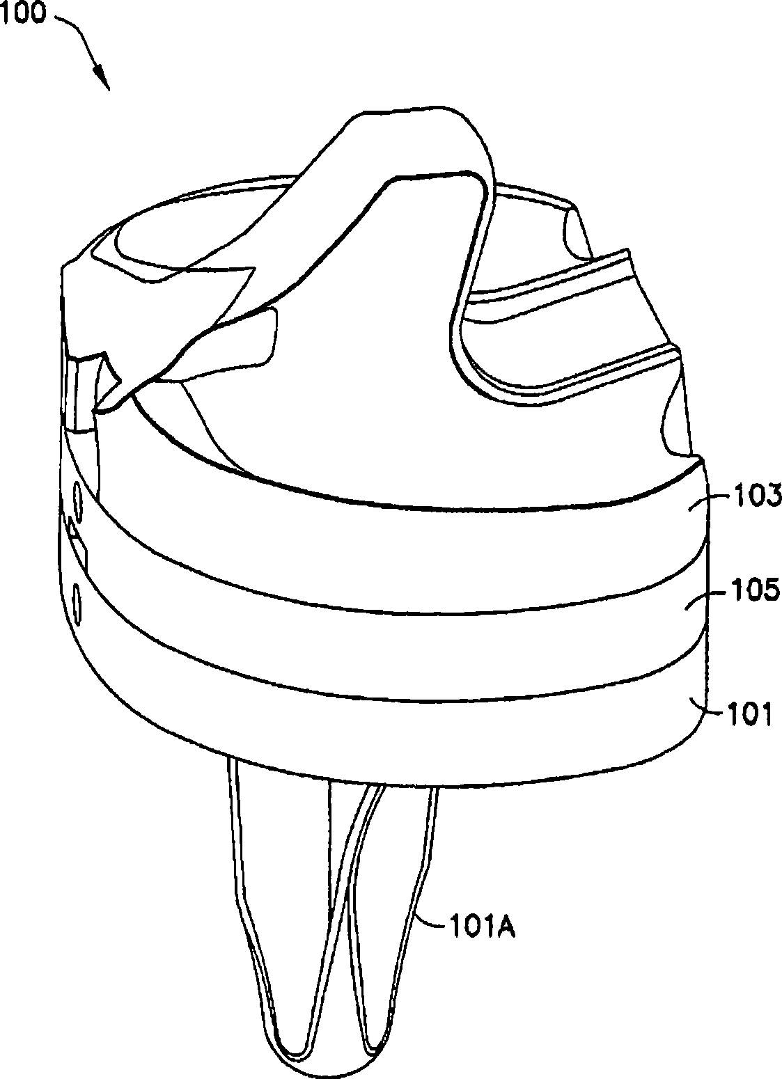 System and method for adjusting the thickness of a prosthesis