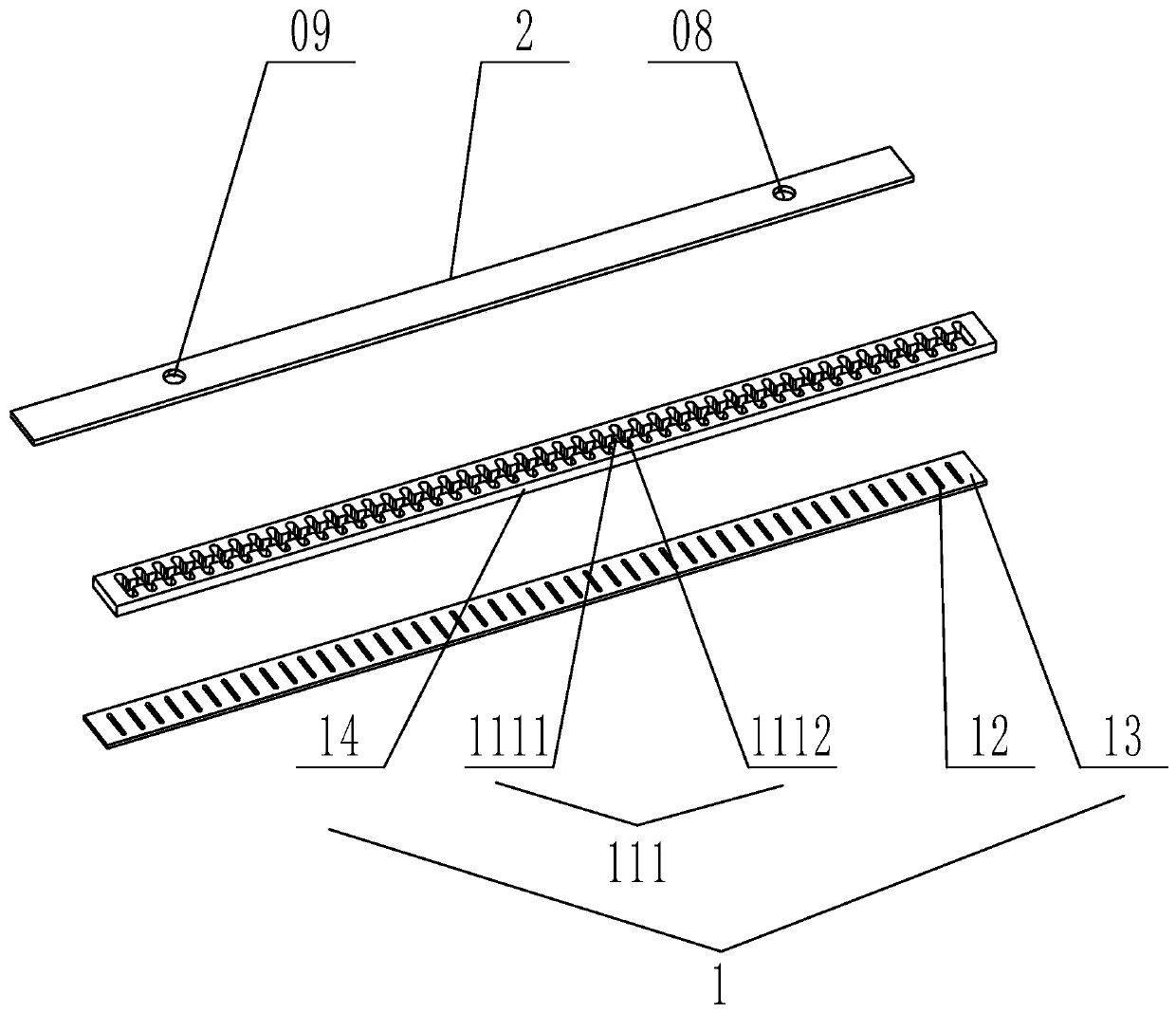 Flow collecting pipe assembly and heat exchanger