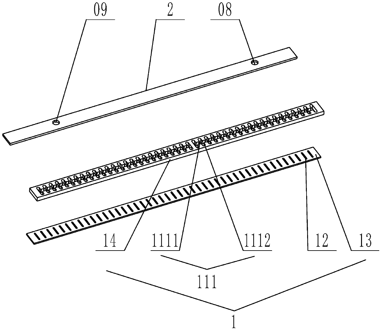 Flow collecting pipe assembly and heat exchanger