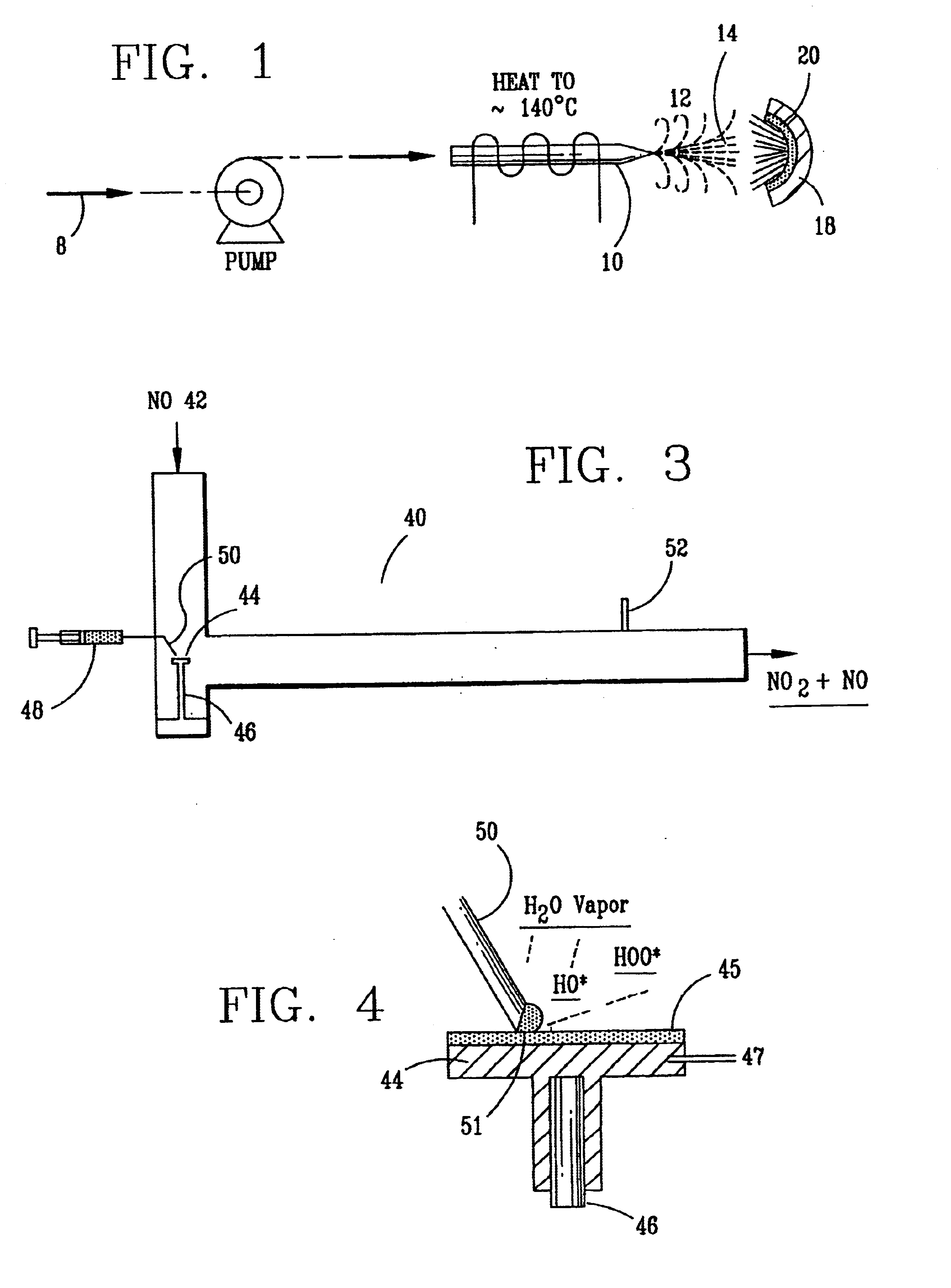 High temperature decomposition of hydrogen peroxide