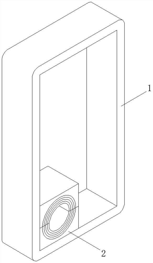 Split assembling type cable house-service hole plugging device