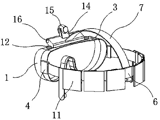 Observation patch with multiple eye shield structures for laser welding detection tool