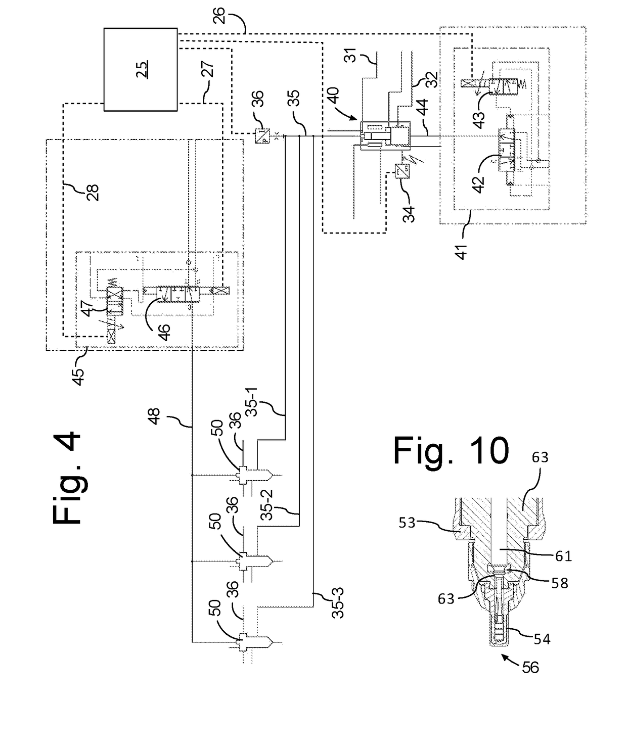 Large two-stroke compression-ignited internal combustion engine with fuel injection system for low flashpoint fuel and a fuel valve therefore