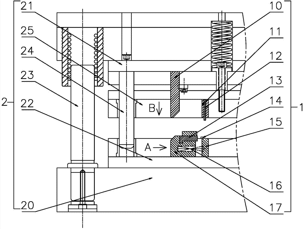 Device and method for obtaining high bright and clean punching face and contact head product