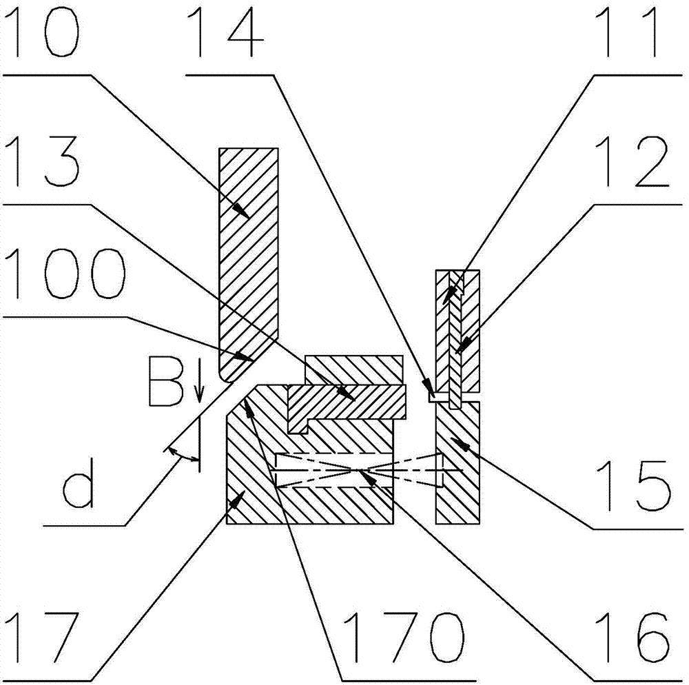 Device and method for obtaining high bright and clean punching face and contact head product