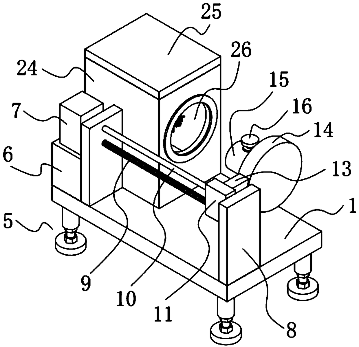 Cleaning device for coating of inner surface of elongated tubular part