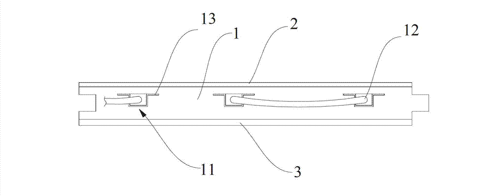 Spontaneous heating strengthened composite floor